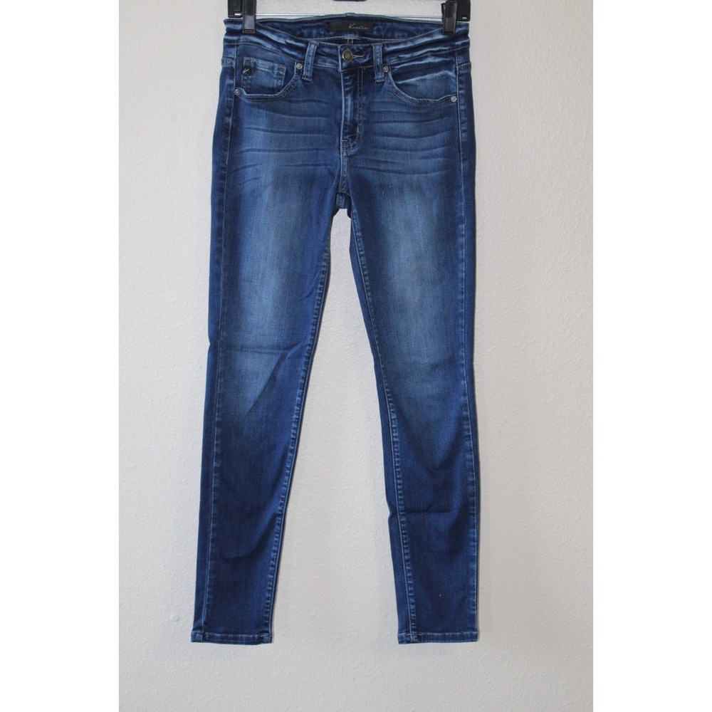 Kancan Womens Blue Skinny Jeans 26
